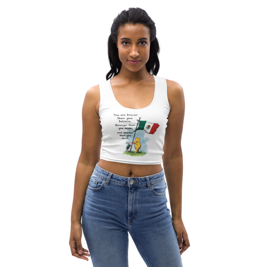 Pooh Resistance - Braver - Mexico Crop Top