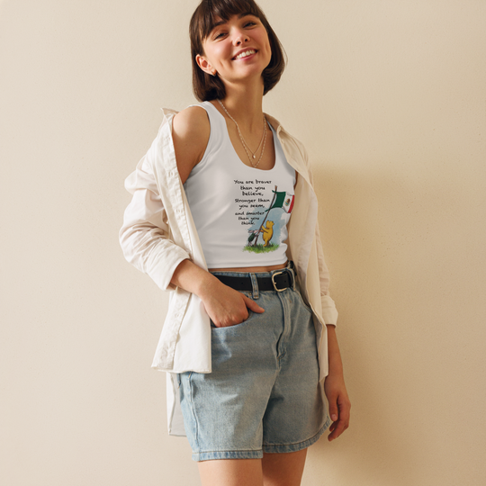 Pooh Resistance - Braver - Mexico Crop Top