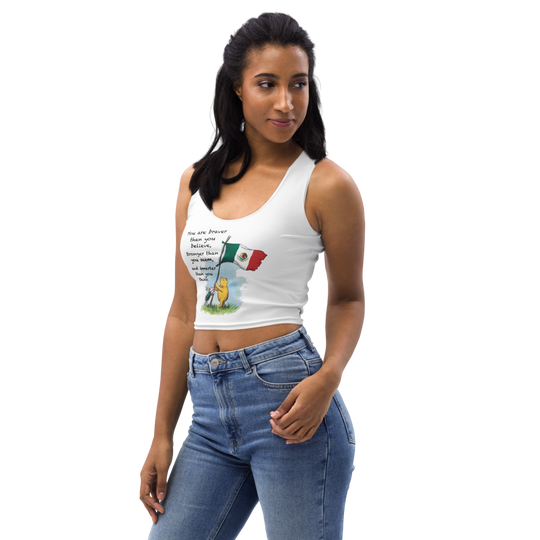 Pooh Resistance - Braver - Mexico Crop Top