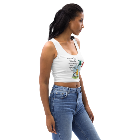 Pooh Resistance - Braver - Mexico Crop Top