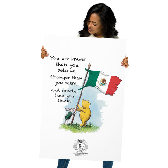 Pooh Resistance Brave Mexico Poster