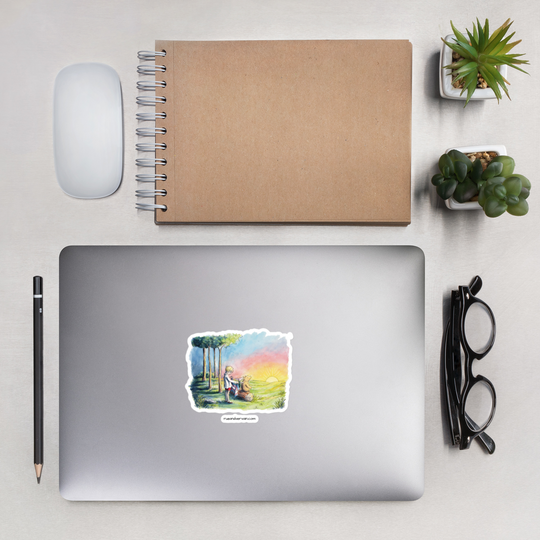 Sunrise Love -Trans Pride Bubble-free stickers