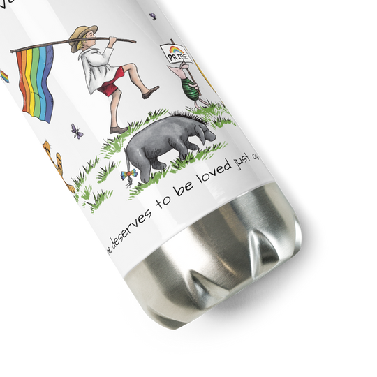 Pooh PRIDE Stainless steel water bottle