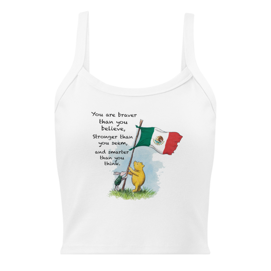 Pooh Resistance - Brave - Mexico Women’s micro-rib tank top