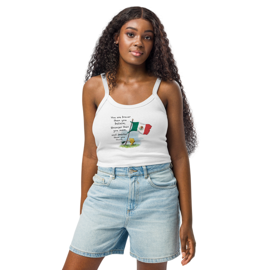 Pooh Resistance - Brave - Mexico Women’s micro-rib tank top