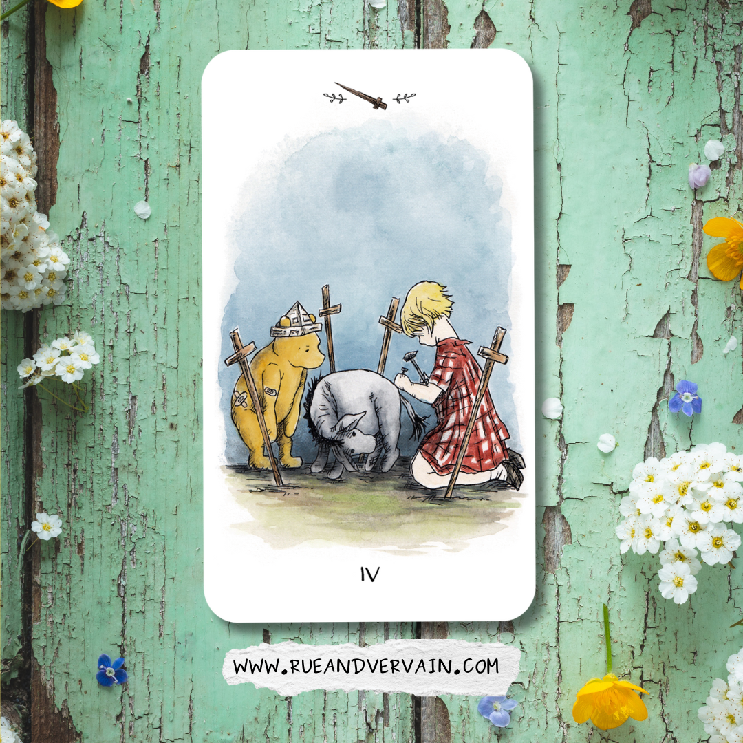 Mini Wisdom of Pooh Tarot Deck-in-a-Tin