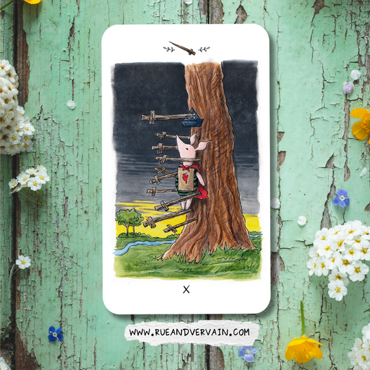 Mini Wisdom of Pooh Tarot Deck-in-a-Tin