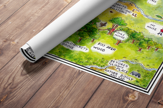 Hundred Acre Wood Map Print [PREORDER]