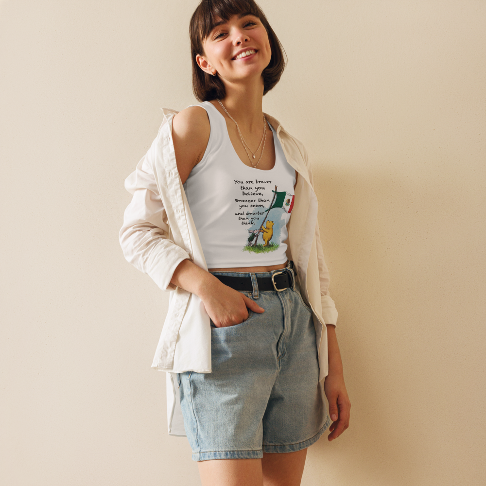 Pooh Resistance - Braver - Mexico Crop Top