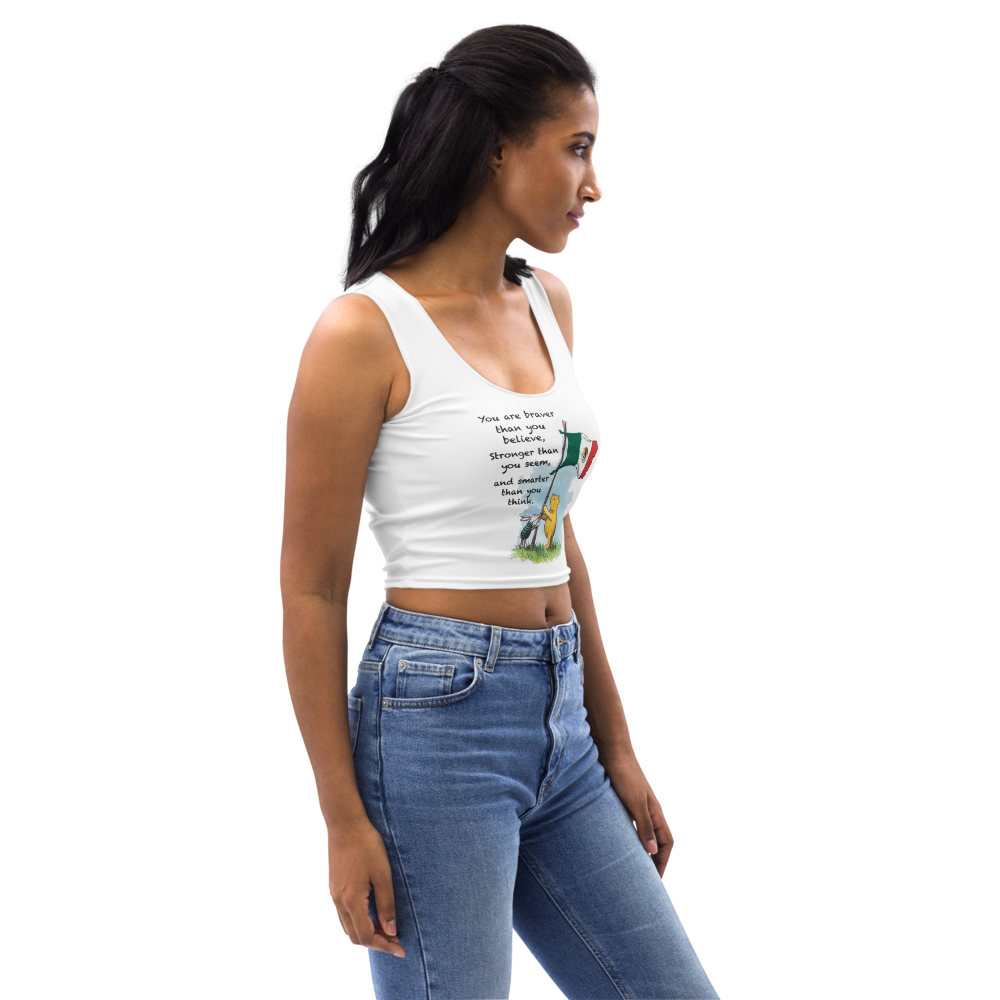 Pooh Resistance - Braver - Mexico Crop Top