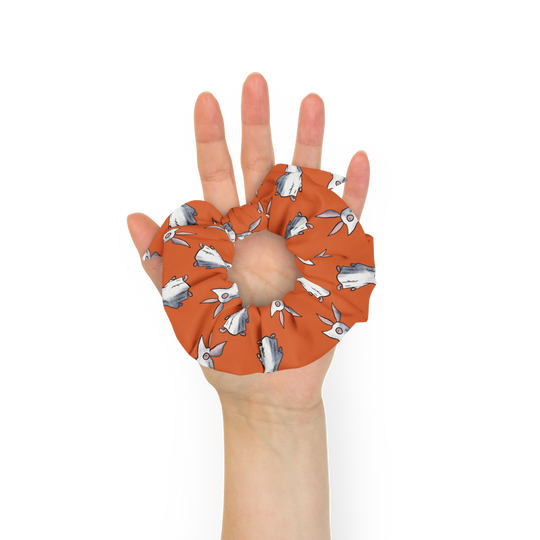 B-B-Boo! Piglet Recycled Scrunchie