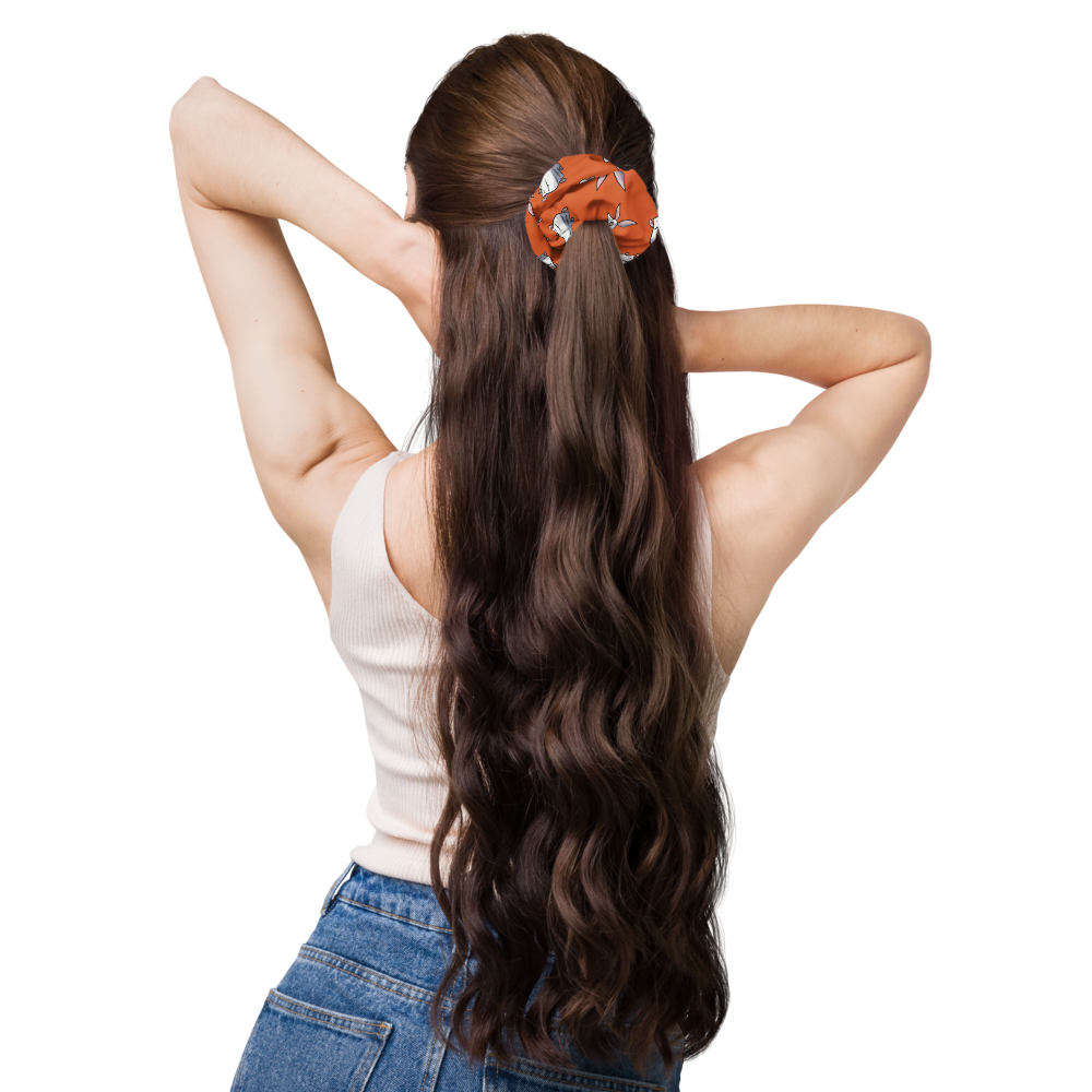 B-B-Boo! Piglet Recycled Scrunchie