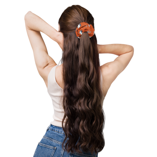B-B-Boo! Piglet Recycled Scrunchie
