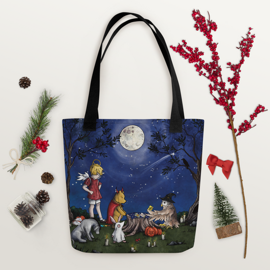 Pooh's First Tarot Reading Tote bag