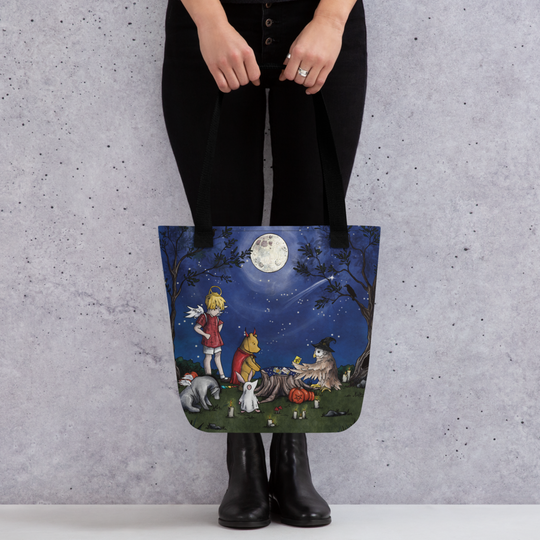 Pooh's First Tarot Reading Tote bag