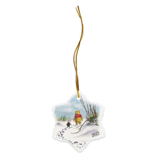 Pooh & Piglet Double-sided ceramic ornaments