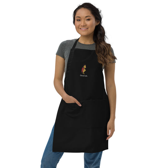 Devil-ish | Pooh Devil Embroidered Apron