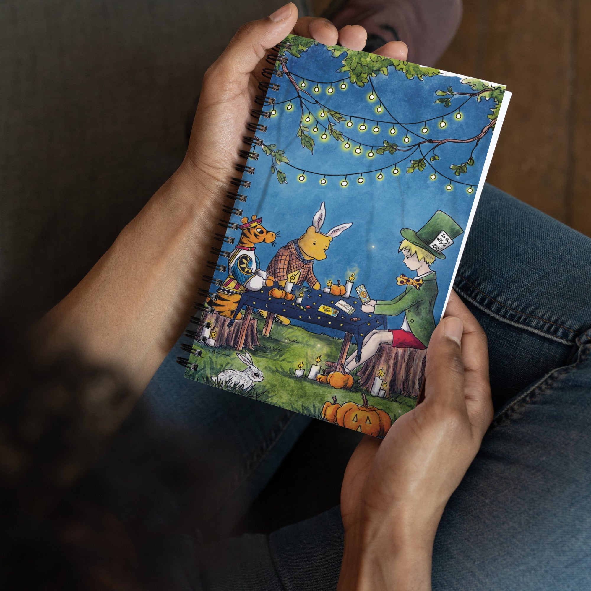 Tiggerific Tarot Reading | Spiral notebook