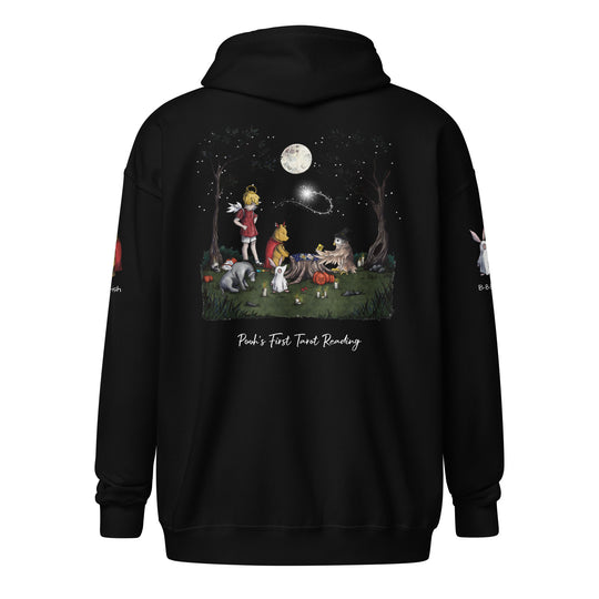 Pooh's First Tarot Reading | Unisex heavy blend zip hoodie