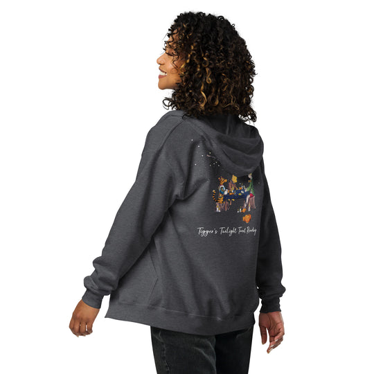 Tigger's Twilight Tarot Reading | Unisex heavy blend zip hoodie