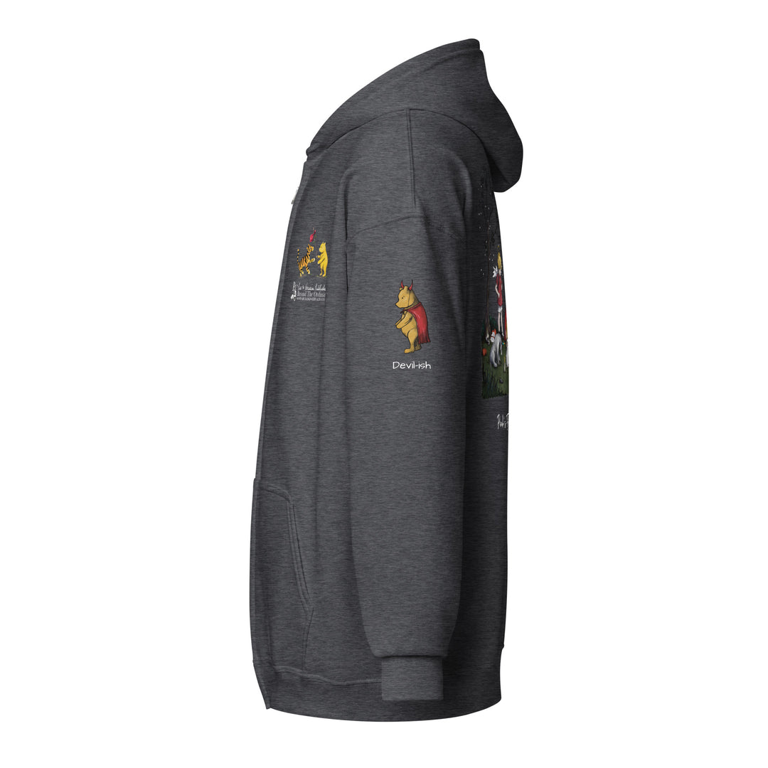 Pooh's First Tarot Reading | Unisex heavy blend zip hoodie