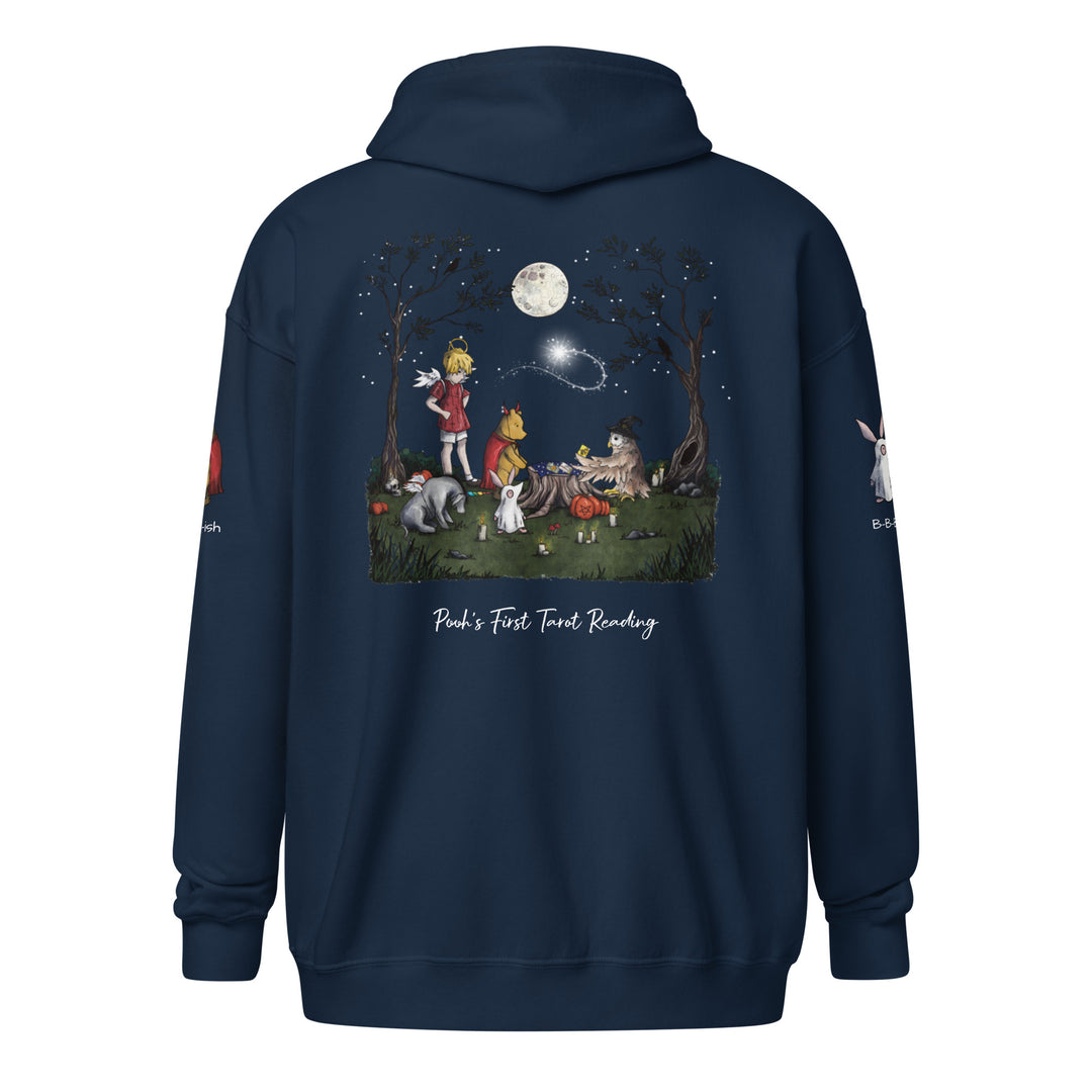 Pooh's First Tarot Reading | Unisex heavy blend zip hoodie