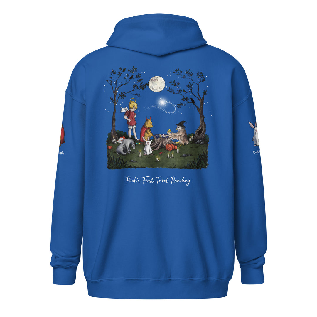 Pooh's First Tarot Reading | Unisex heavy blend zip hoodie