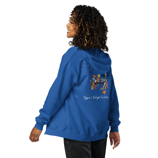 Tigger's Twilight Tarot Reading | Unisex heavy blend zip hoodie