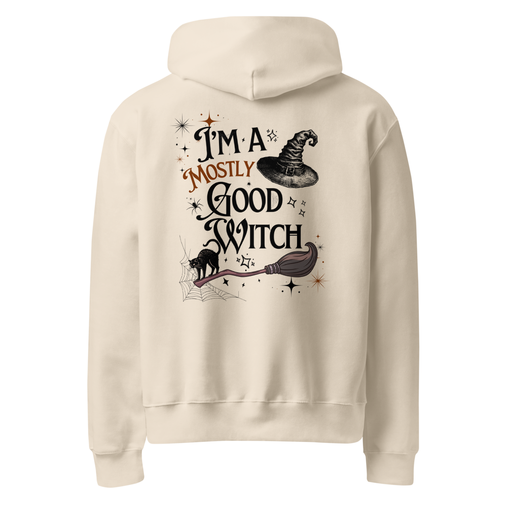 Mostly Good Witch Oversized heavyweight hoodie