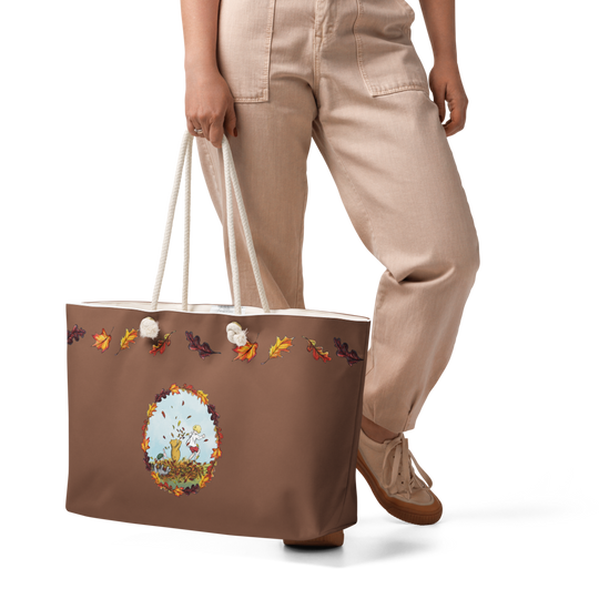 Autumn Leaves Oversized weekender bag