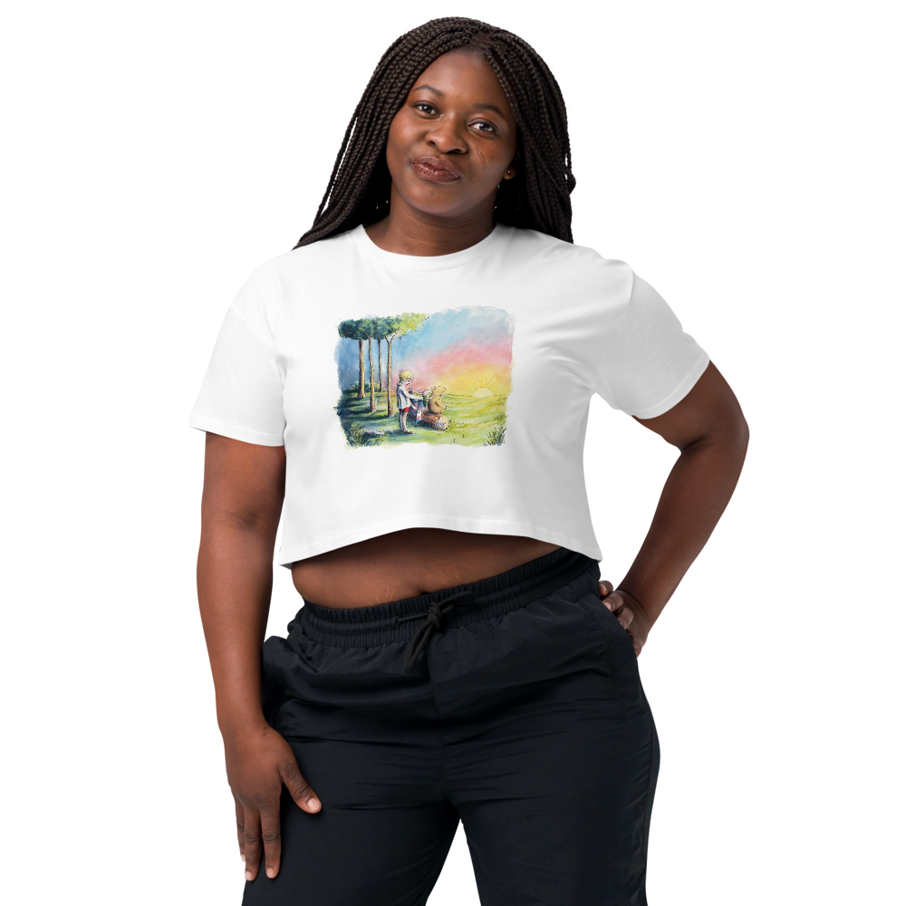 Sunrise Love Trans Pride - crop top