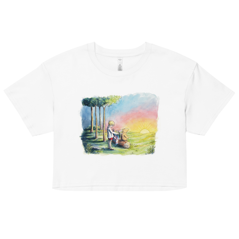 Sunrise Love Trans Pride - crop top