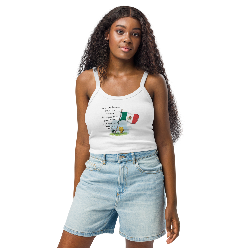 Pooh Resistance - Brave - Mexico Women’s micro-rib tank top