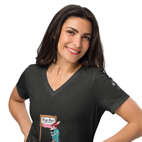 Miss Understood | Hundred Acre Drag Race | Relaxed v-neck t-shirt