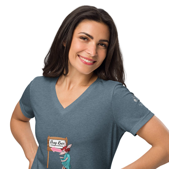 Miss Understood | Hundred Acre Drag Race | Relaxed v-neck t-shirt