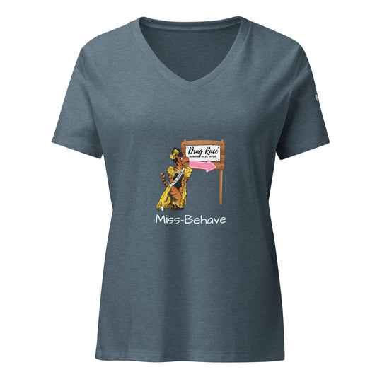 Miss Behave | Hundred Acre Drag Race | Relaxed v-neck t-shirt